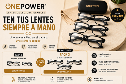 OnePower™ | Lentes de Lectura Flexibles