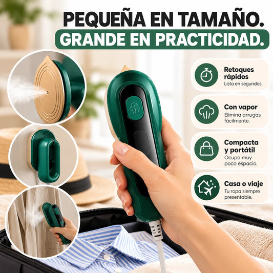 MINIPLANCHA A VAPOR: ROPA PLANCHADA EN SEGUNDOS